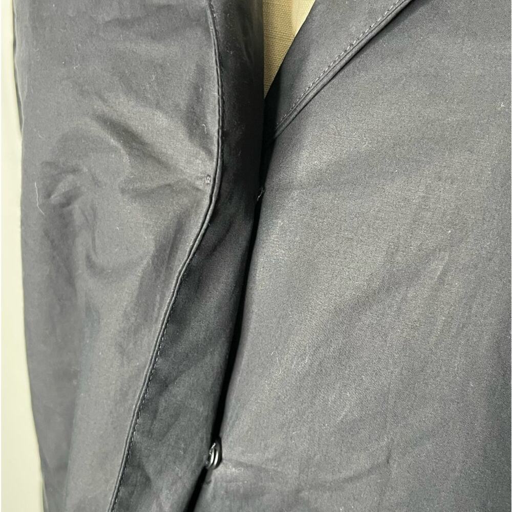 Sandro Paris Black Single Button Collared Blouse … - image 2